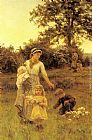 Frederick Morgan Canvas Paintings - The Garland